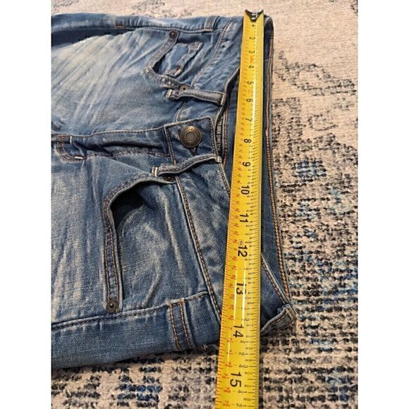American Eagle high rise super stretch Jean Shorts size 6 - Picture 5 of 6